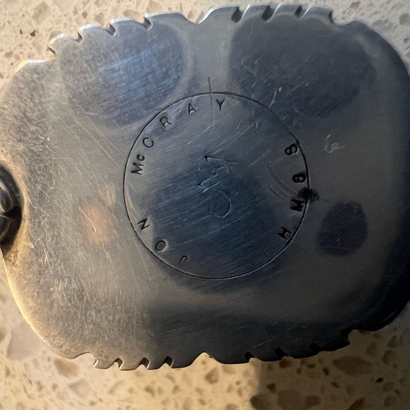 COPY - Beautiful signed Jon McCray Sterling Silver & Opal Pendant. - Picture 2 of 3